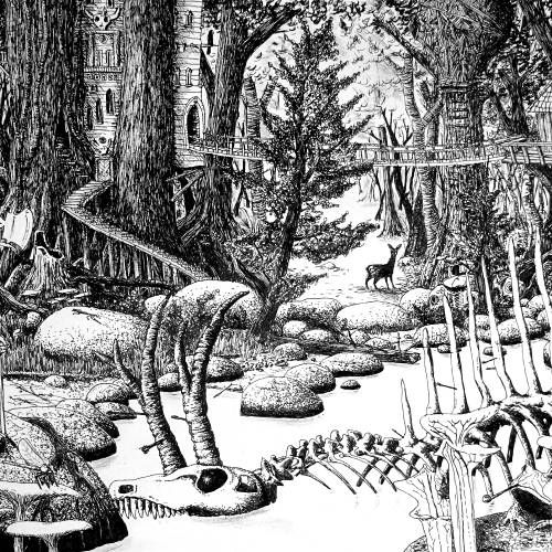 (2014) Tusche auf Papier, 32 x 24 cm